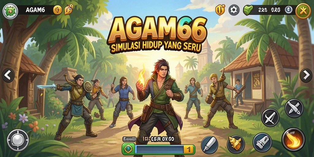 Tampilan menakjubkan dari gameplay AGAM66 yang penuh interaksi.