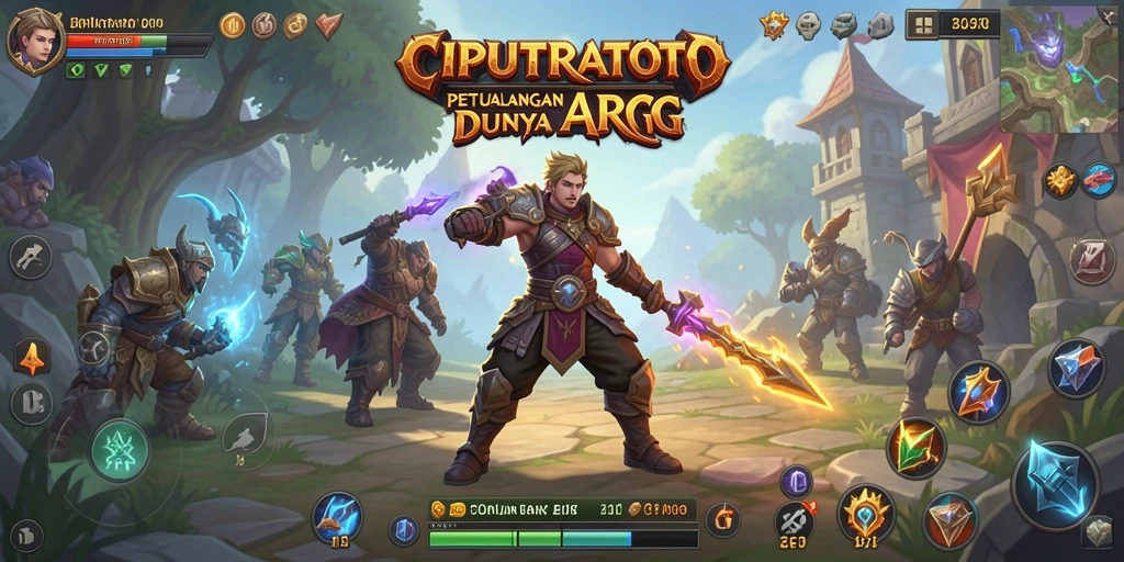 Gameplay seru dalam dunia fantasi ARPG.