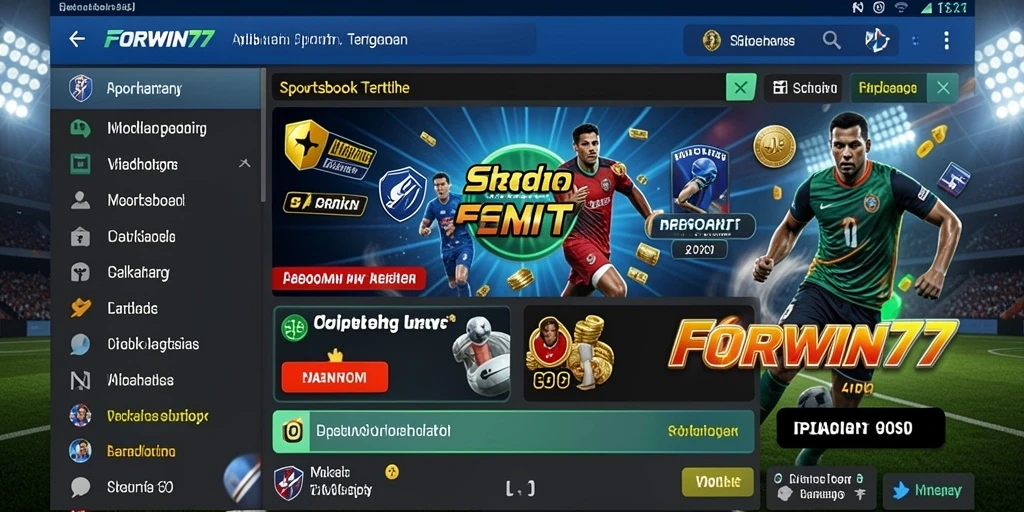 Tampilkan gambar gameplay menarik dari FORWIN77 dengan berbagai pilihan taruhan.