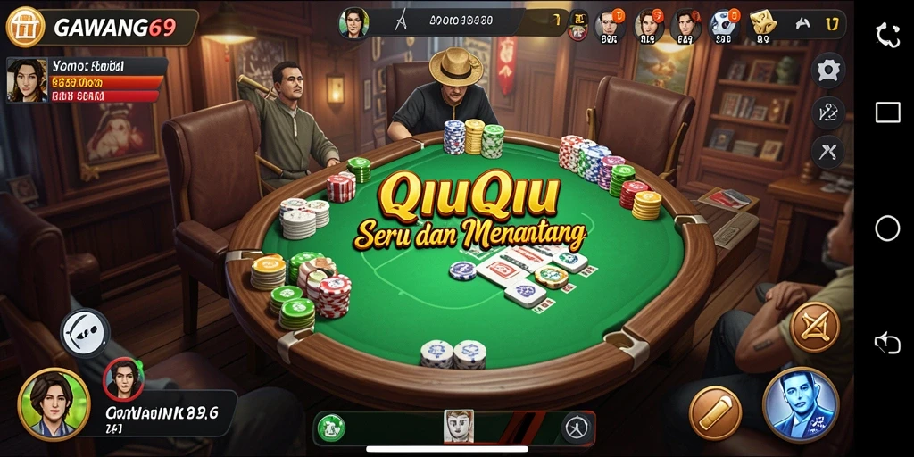 Tampilan gameplay seru GAWANG69 di layar smartphone.