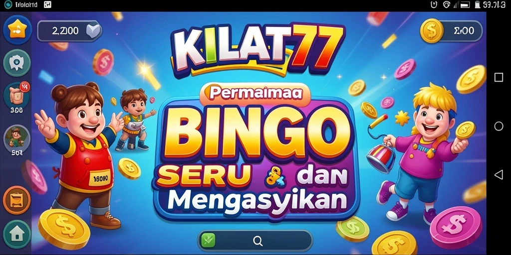 Screenshot KILAT77 menunjukkan gameplay Bingo yang seru dan interaktif.