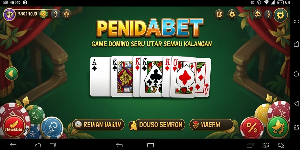 Screenshot gameplay Domino yang menarik dan penuh tantangan.