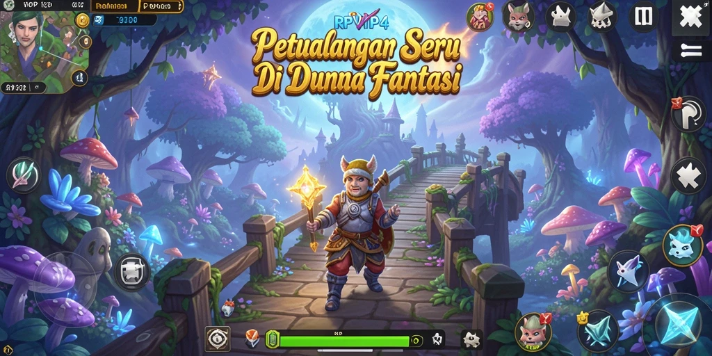 Tampilan gameplay petualangan menegangkan di RPVIP4.
