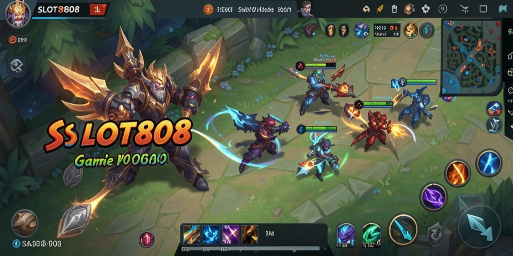 Tampilan gameplay seru di SLOT8808 dengan karakter dan aksi yang mendebarkan.