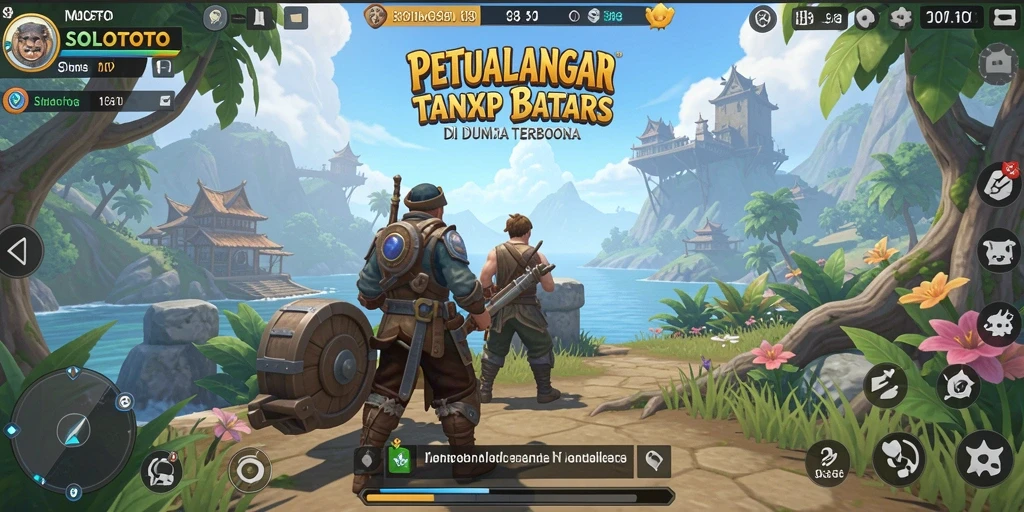 Screenshot menampilkan petualangan seru dalam dunia Open World.