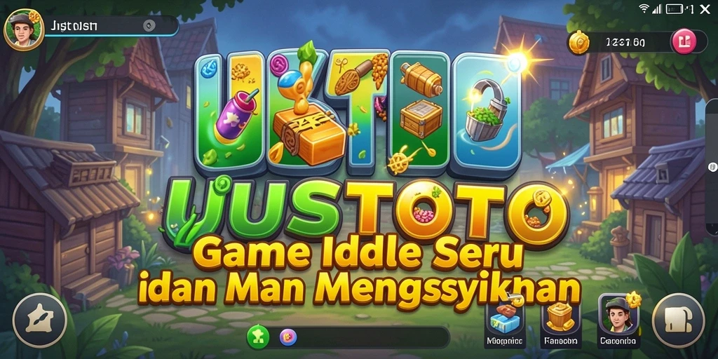 Tampilan gameplay UUSTOTO yang menampilkan karakter dalam aksi Idle.